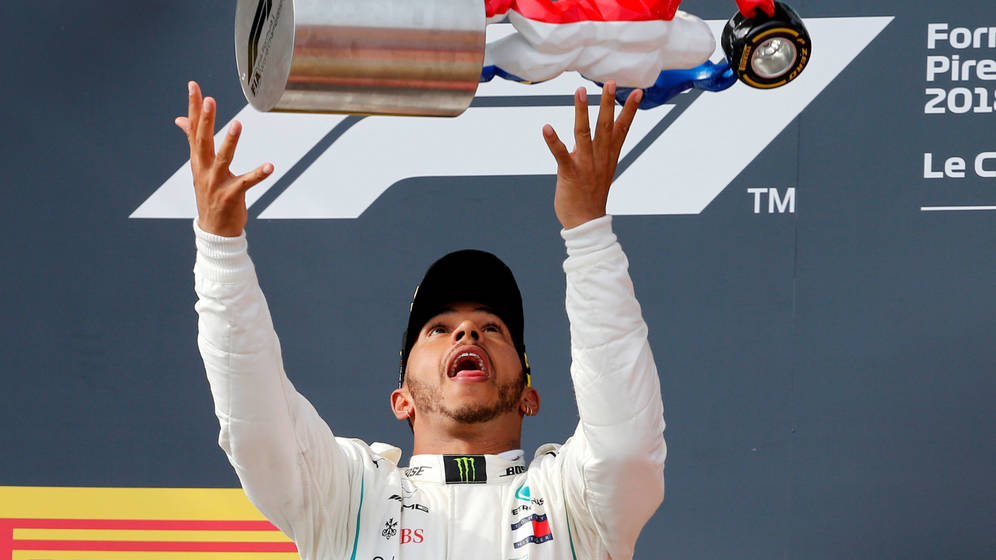 Hamilton ganó en Francia y vuelve a liderar el campeonato