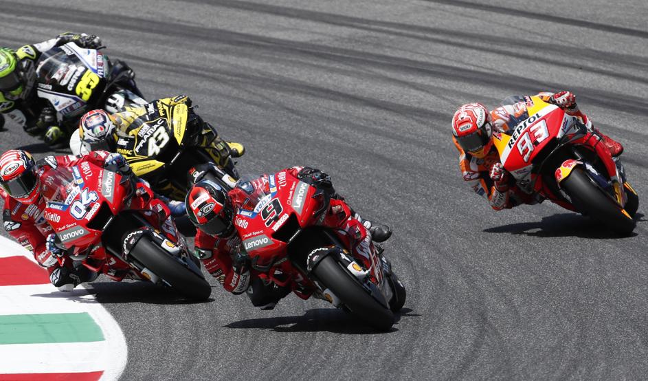 Danilo Petrucci logró su primera victoria en MotoGP