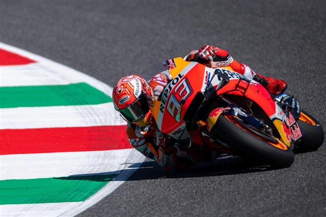Márquez largará desde la primera posición en Mugello
