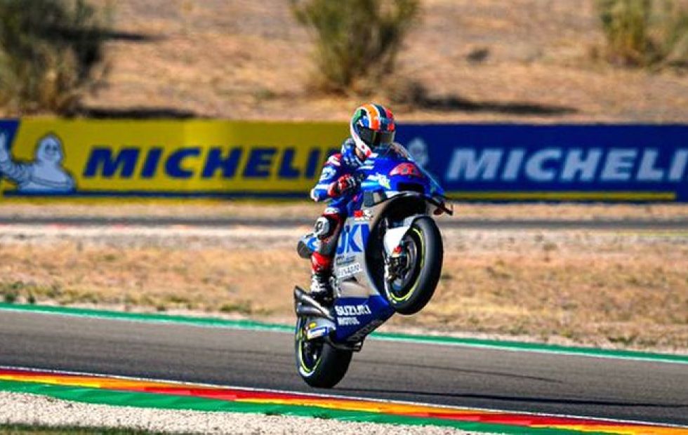 Alex Rins ganó el gran premio de Aragón y quiere ser campeón