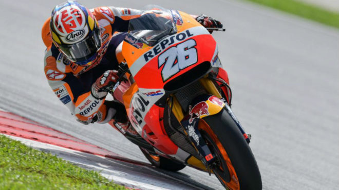 Pedrosa domino los entrenamientos en Sepang
