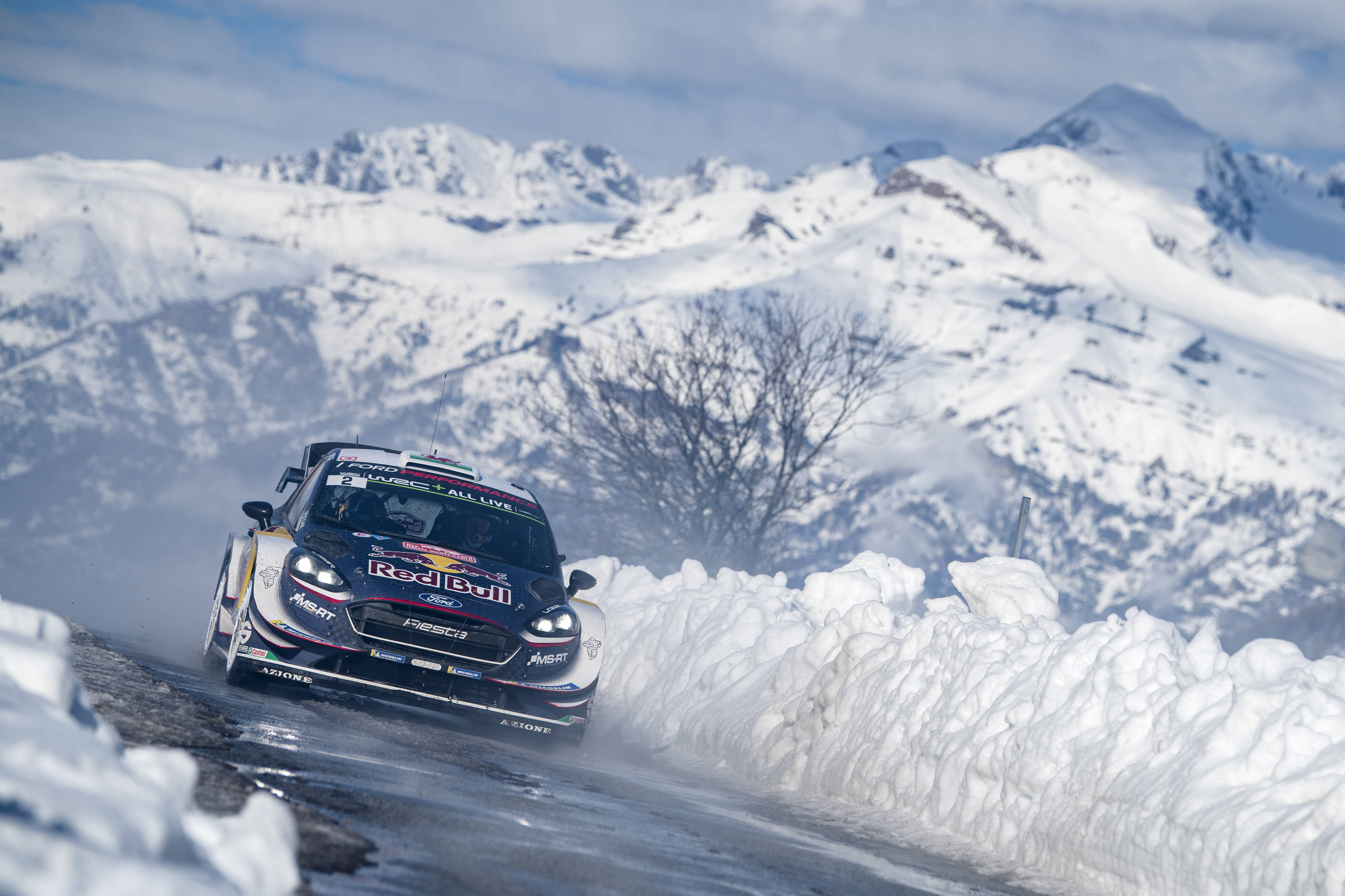 Ogier se va como líder del sabado en Montecarlo
