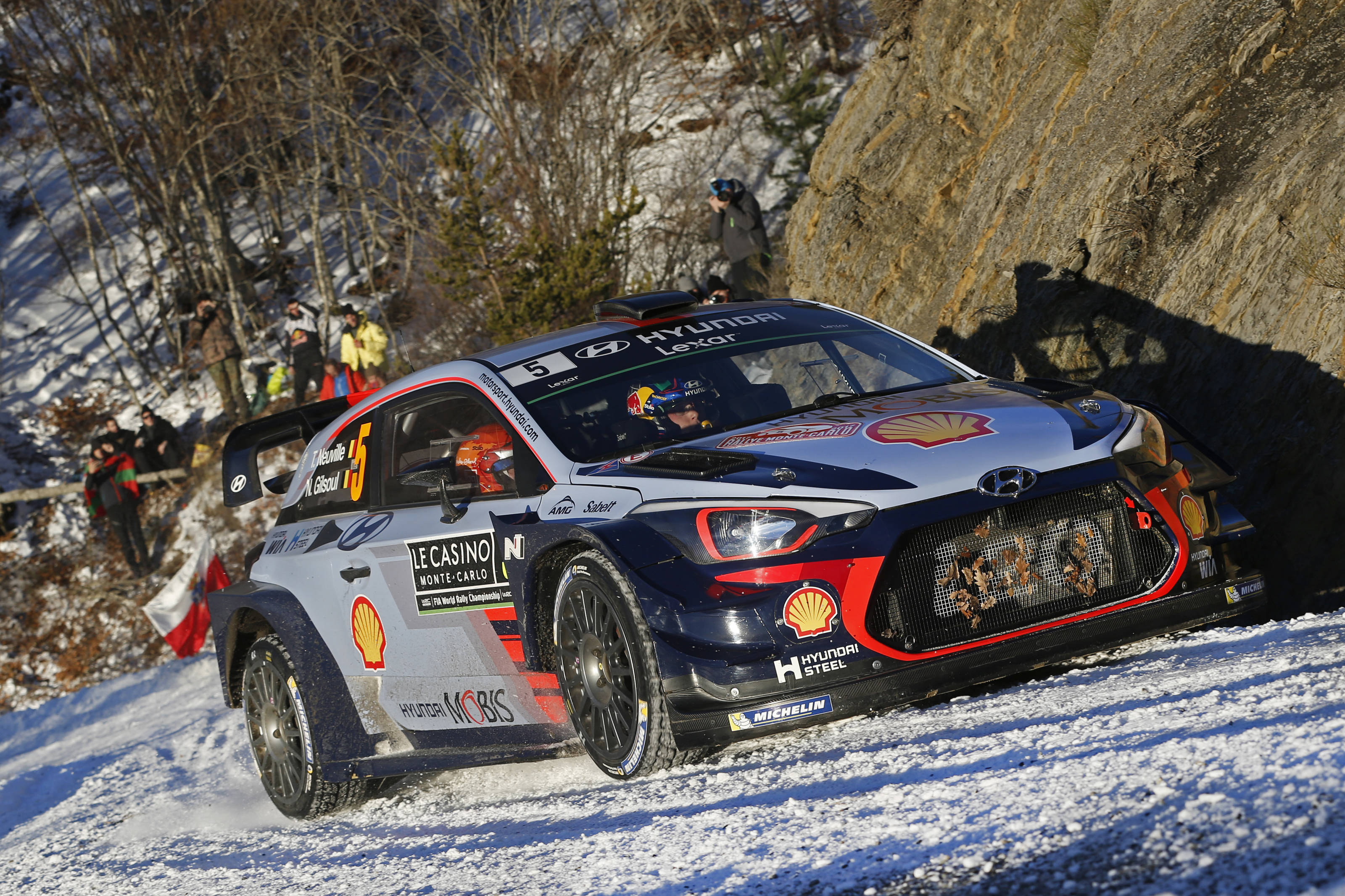 Neuville encabeza el primer shakedown de 2018