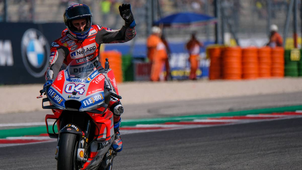 Dovizioso se quedó con el GP de San Marino