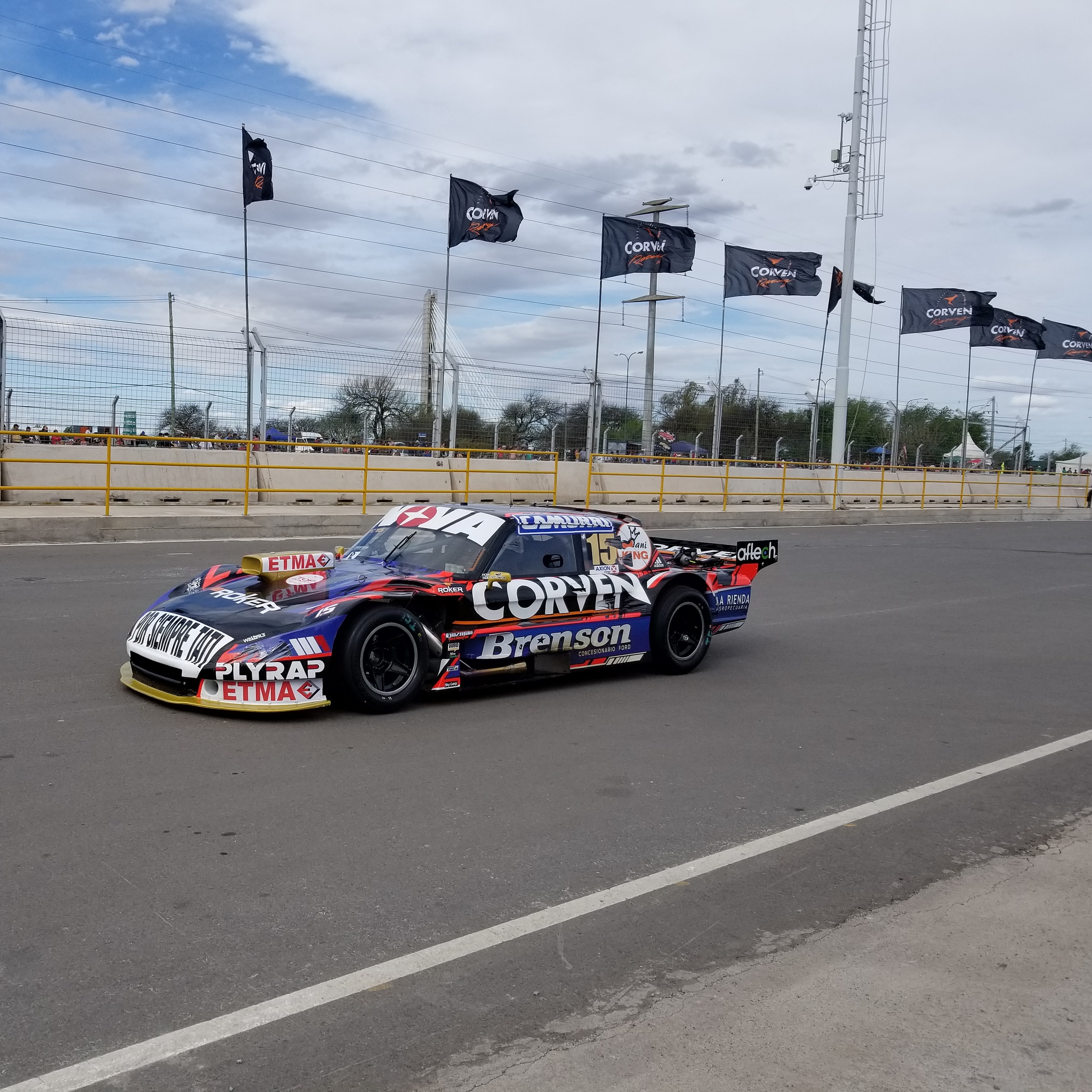 Rossi fue el autor de la Pole en La Pedrera