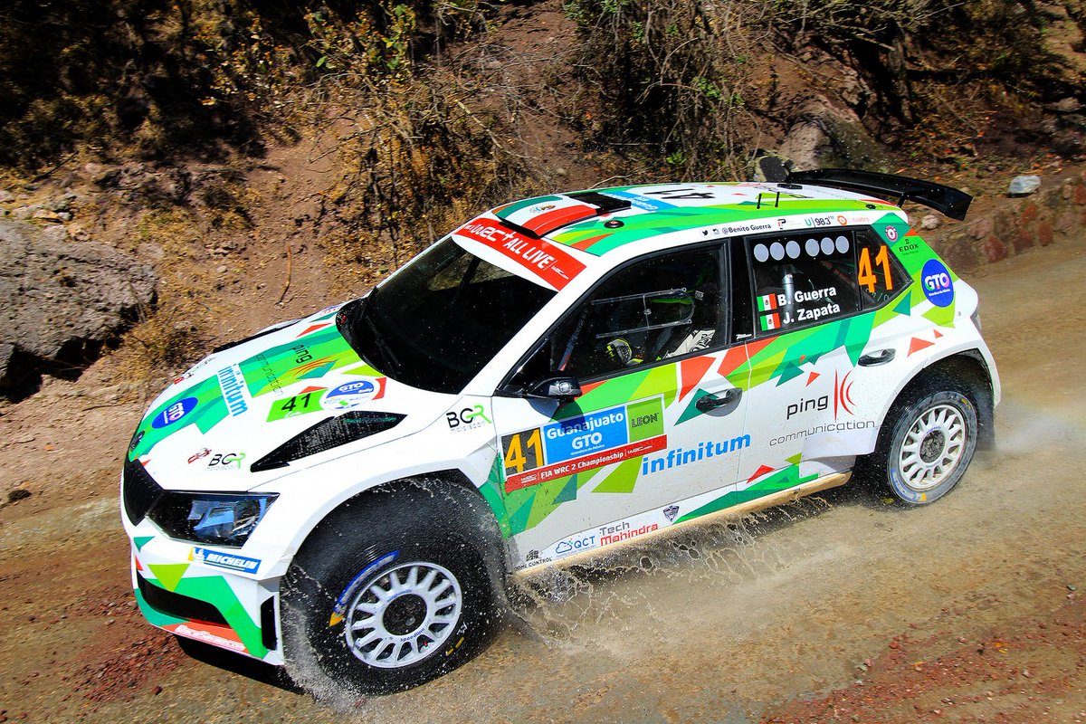 Benito Guerra de local se lleva el WRC2 de México