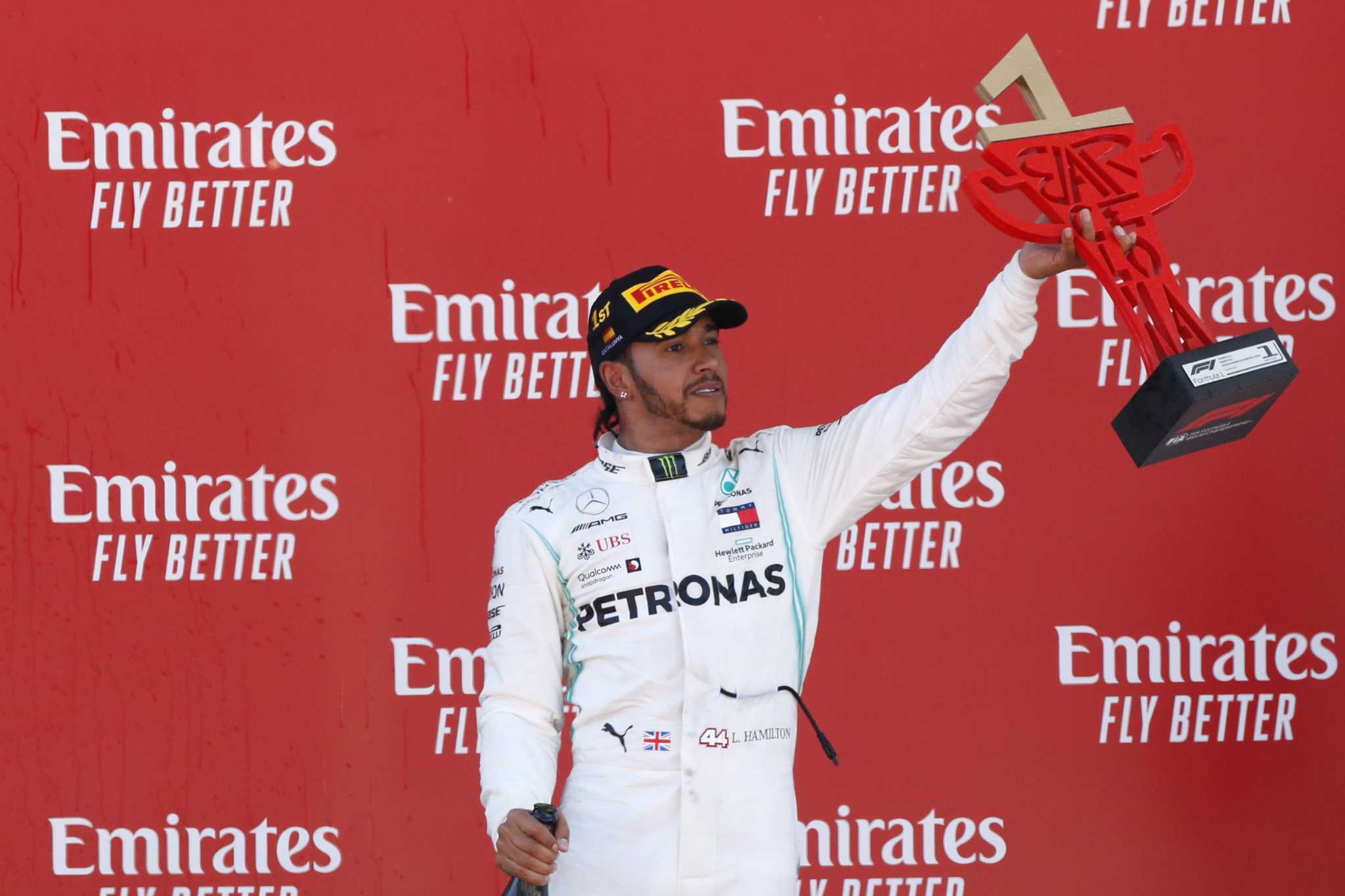 Victoria de Hamilton en España con Bottas segundo