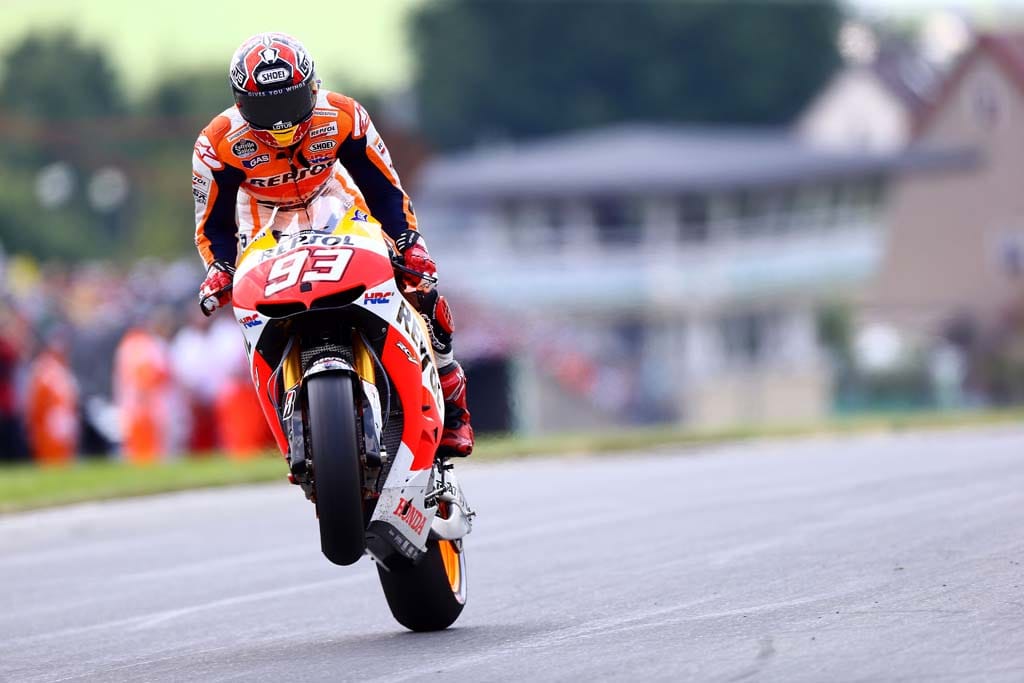 Marc Márquez ganó y suma su décima victoria consecutiva en el trazado alemán