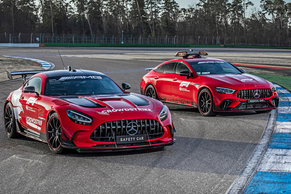 Conoce el nuevo safety car y el coche médico de la F1 2022