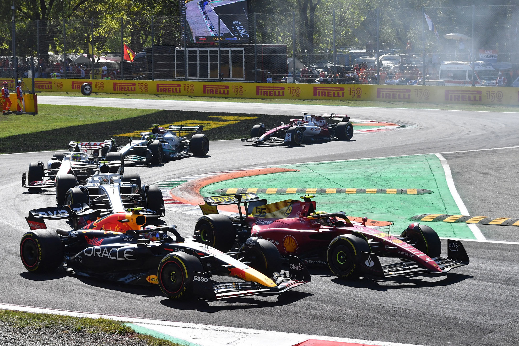 Verstappen derrota a Ferrari en Italia