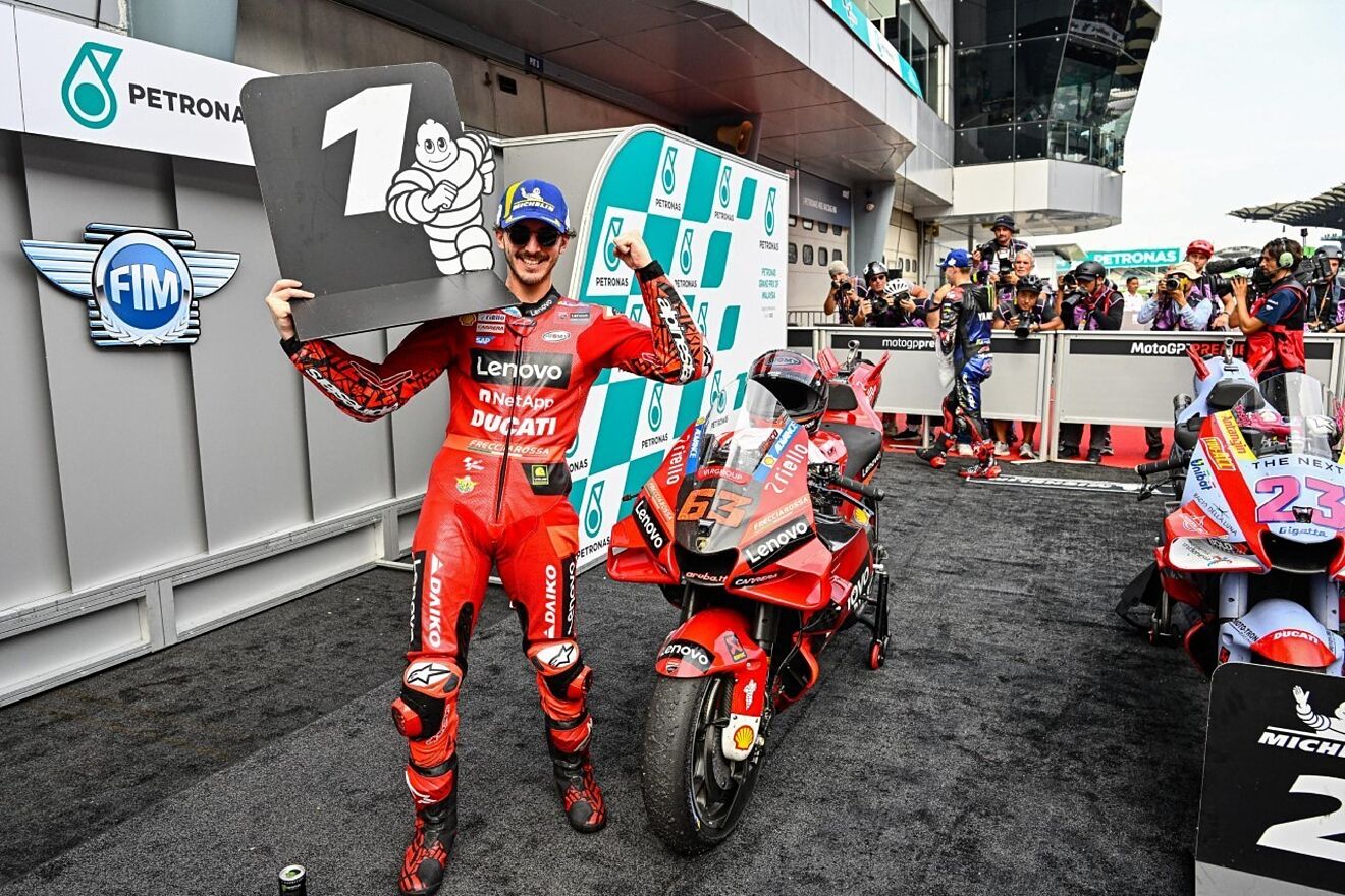 Bagnaia logra en Sepang un triunfo de campeonato