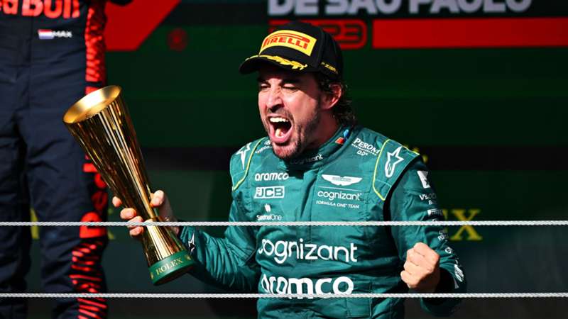 Alonso Bate a Pérez para Volver al Podio y Verstappen Gana en Brasil
