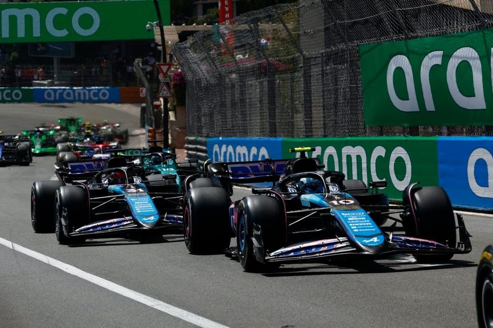 Alpine F1 considera un cambio de pilotos tras el accidente de Ocon y Gasly en Mónaco