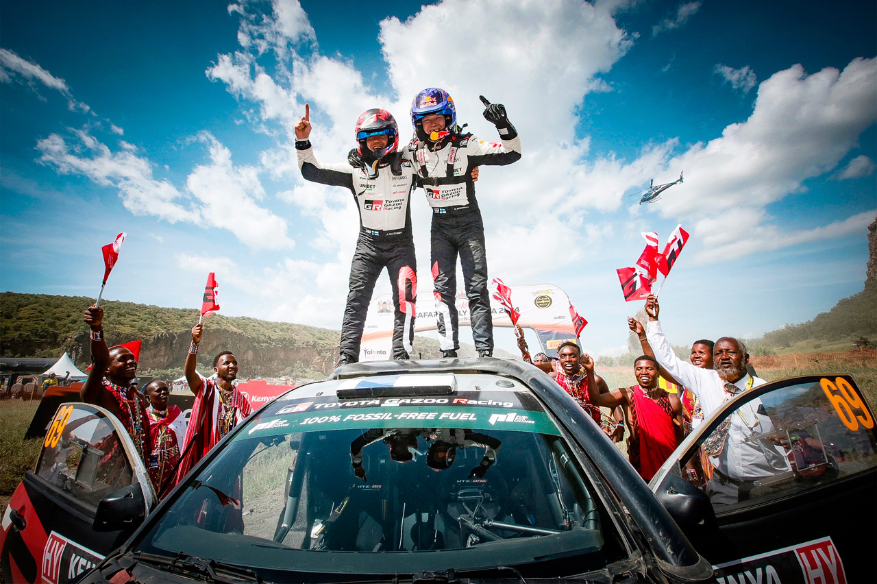 Kalle Rovanpera brilla en el Rally Safari con Toyota