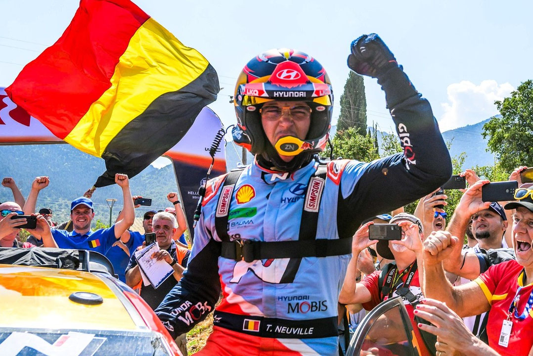 Neuville se impone en Grecia tras el vuelco de Ogier en Grecia