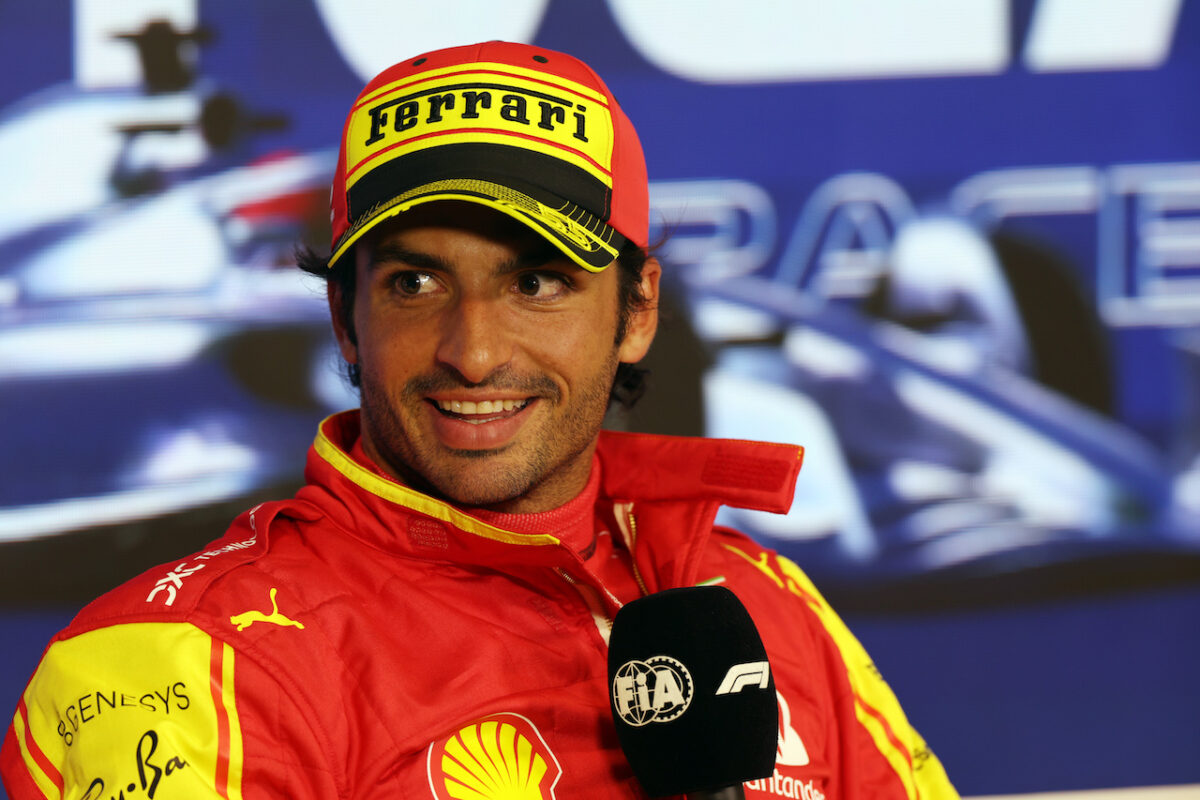 Sainz modera el entusiasmo de Ferrari tras su victoria en Monza