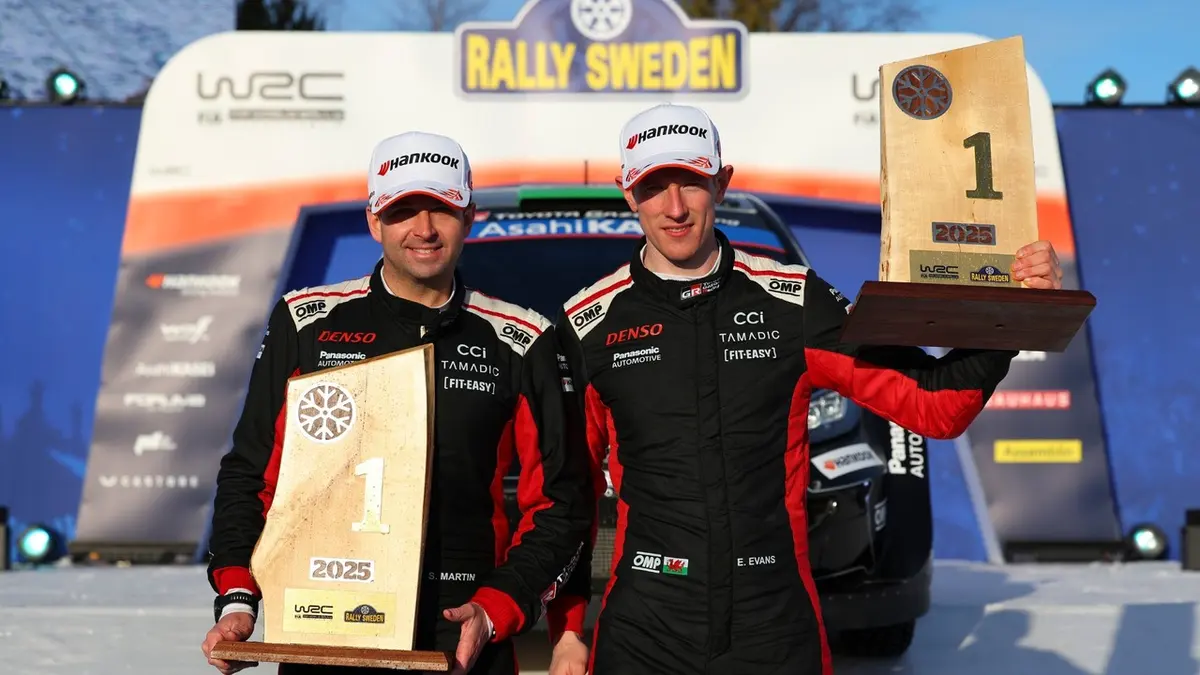 Evans conquista el Rally de Suecia tras un domingo decisivo