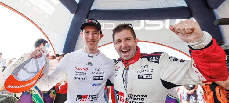 Elfyn Evans, campeón del mundo de rallyes tras un final de infarto en Cerdeña Elfyn Evans, campeón del mundo de rallyes tras un final de infarto en Cerdeña